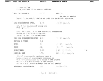 Core Ten Female Profile-2 Canada Example